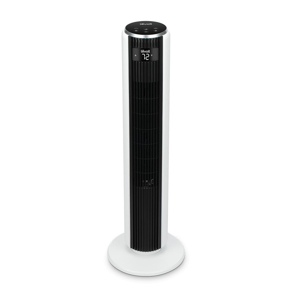  LEVOIT Tower Fan for Bedroom, 90° Oscillating Standing Fan with 28dB Quiet for Sleep, 25